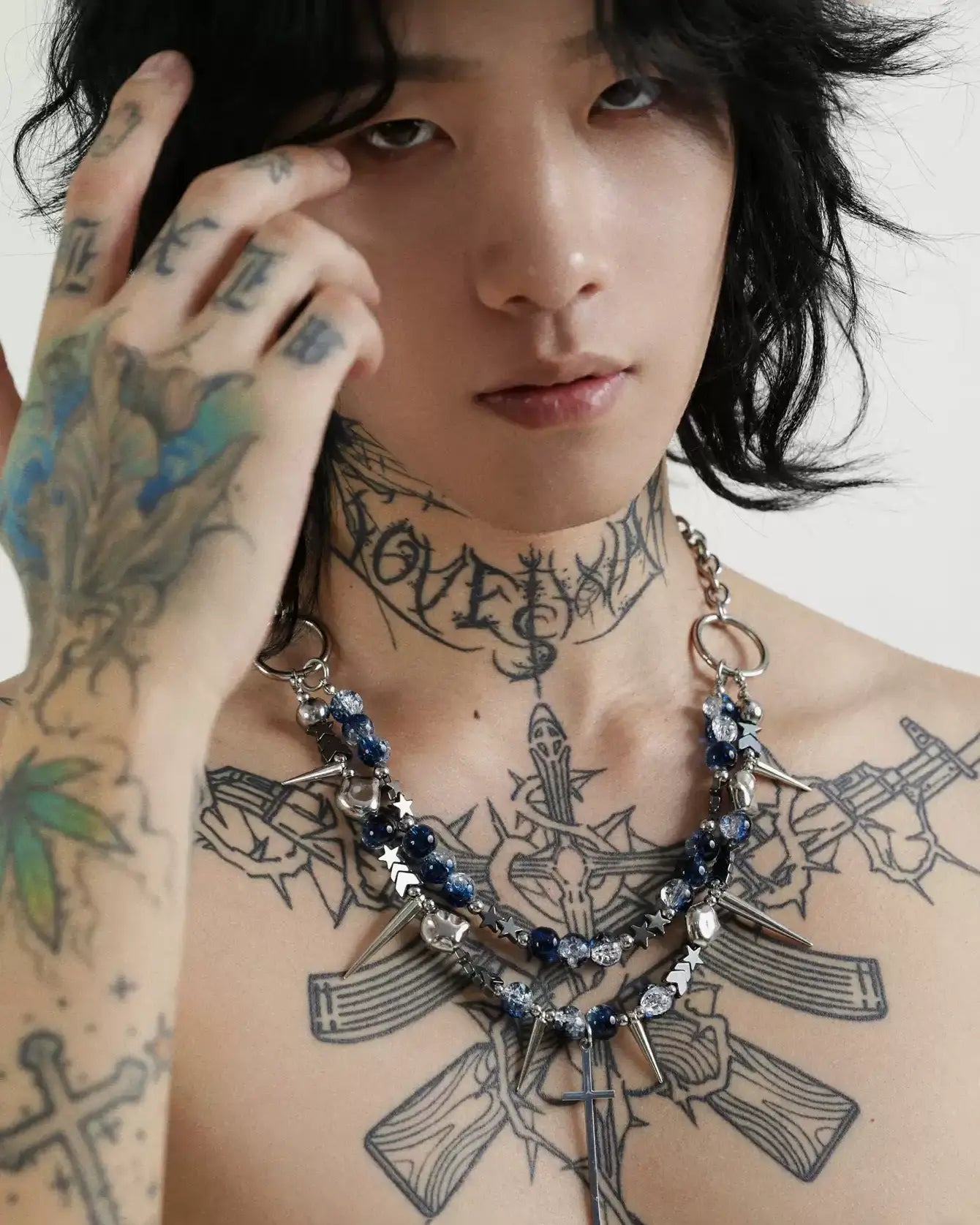 Starfall Forbidden Realm Cross Necklace