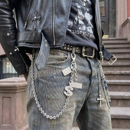 Money Talk Pavé Pant Chain