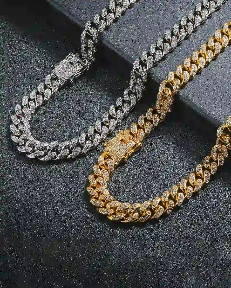 12.5MMFull diamond Cuban chain