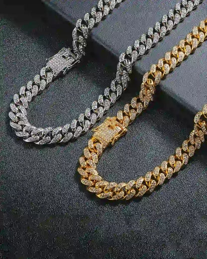 12.5MMFull diamond Cuban chain