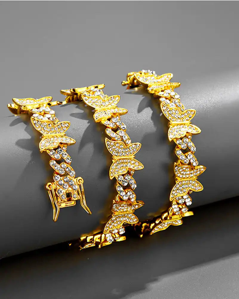Luxe Butterfly Cuban  Link