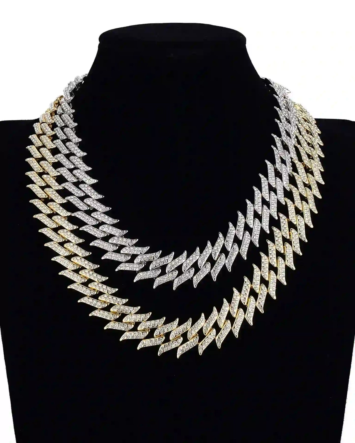 18mm Golden Lightning Cuban chain