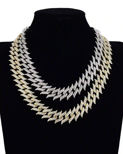 18mm Golden Lightning Cuban chain