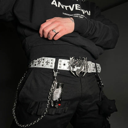 Obsidian Wyvern Buckle Belt