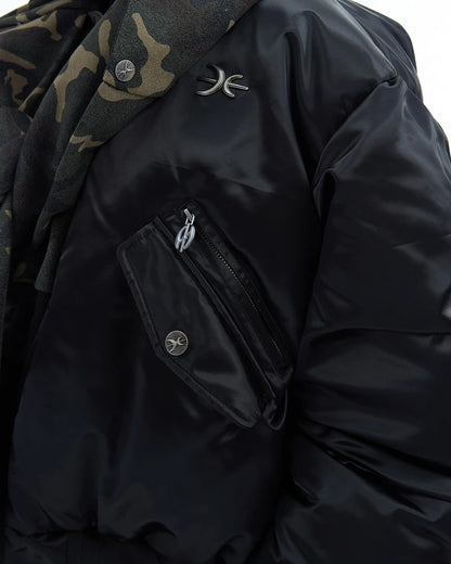 Camouflage hooded jacket
