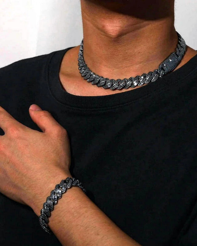 13mm rhombic Cuban chain