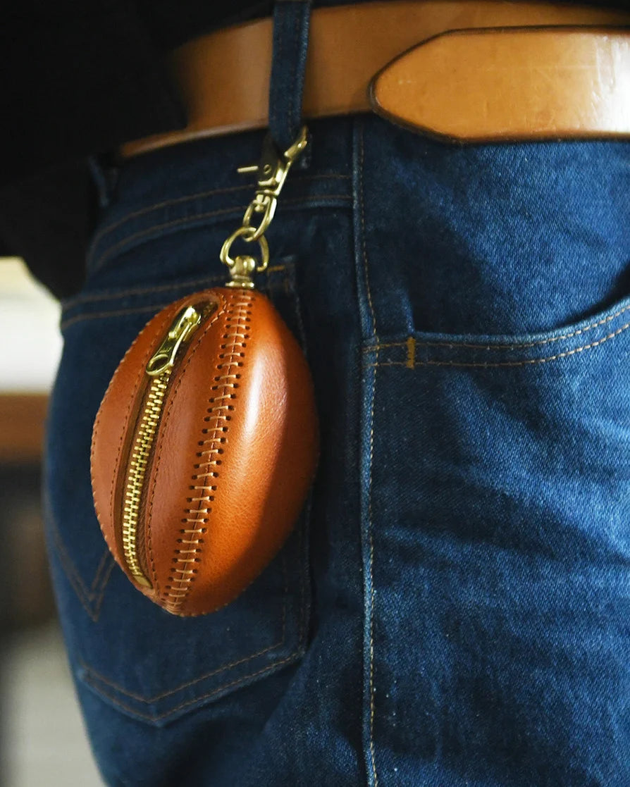 Vintage Laced Rugby Bag Charm