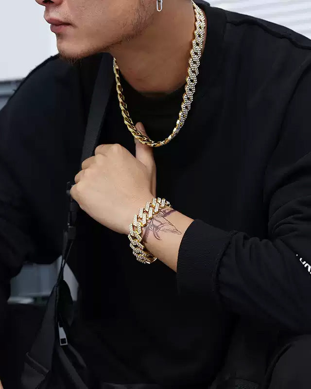 15mm rhombic Cuban link