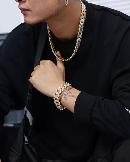 15mm rhombic Cuban link