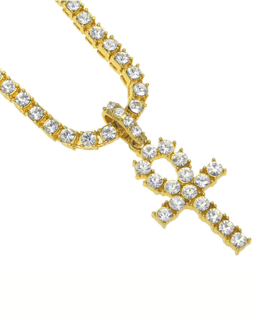 Gold & Ice Ankh