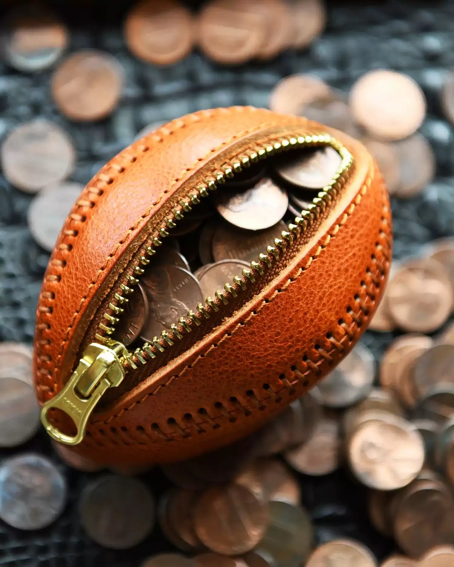 Vintage Laced Rugby Bag Charm