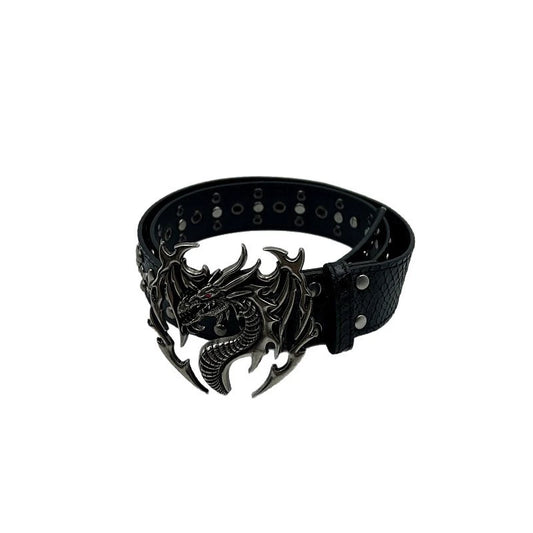 Obsidian Wyvern Buckle Belt