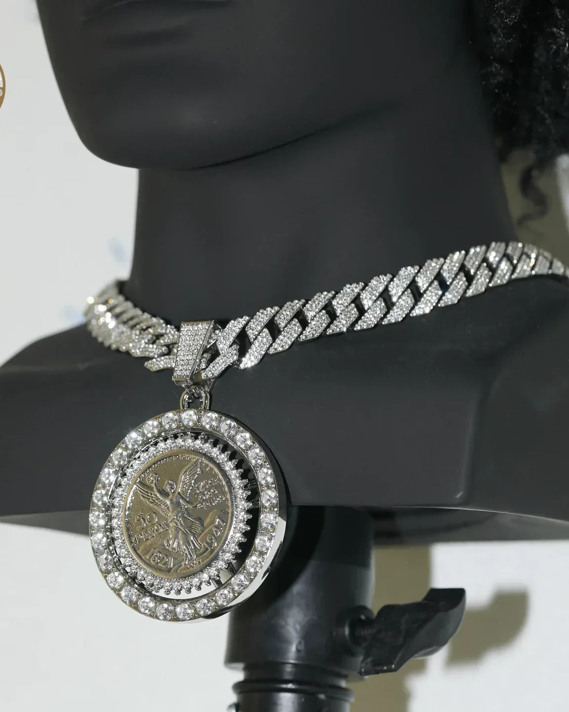 13mm Callejero 50 Pesos Necklace