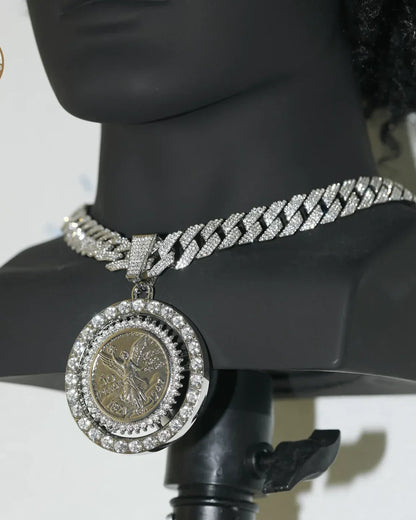 13mm Callejero 50 Pesos Necklace