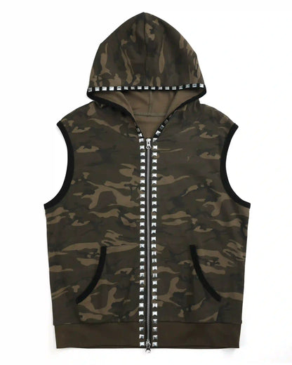 Stealth Punk Hooded Gilet