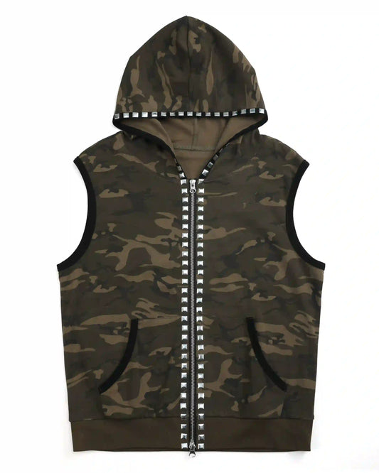 Stealth Punk Hooded Gilet