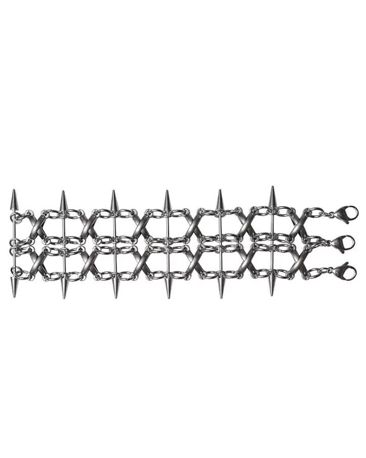 Vex Grid Spike Cuff