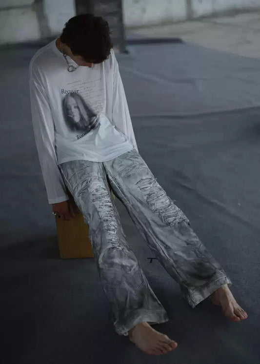 Gray Ghost Wide Leg