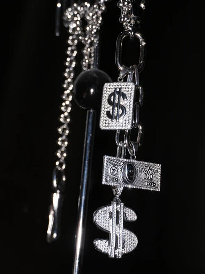 Money Talk Pavé Pant Chain