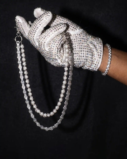 Cadena Doble Silver Yard